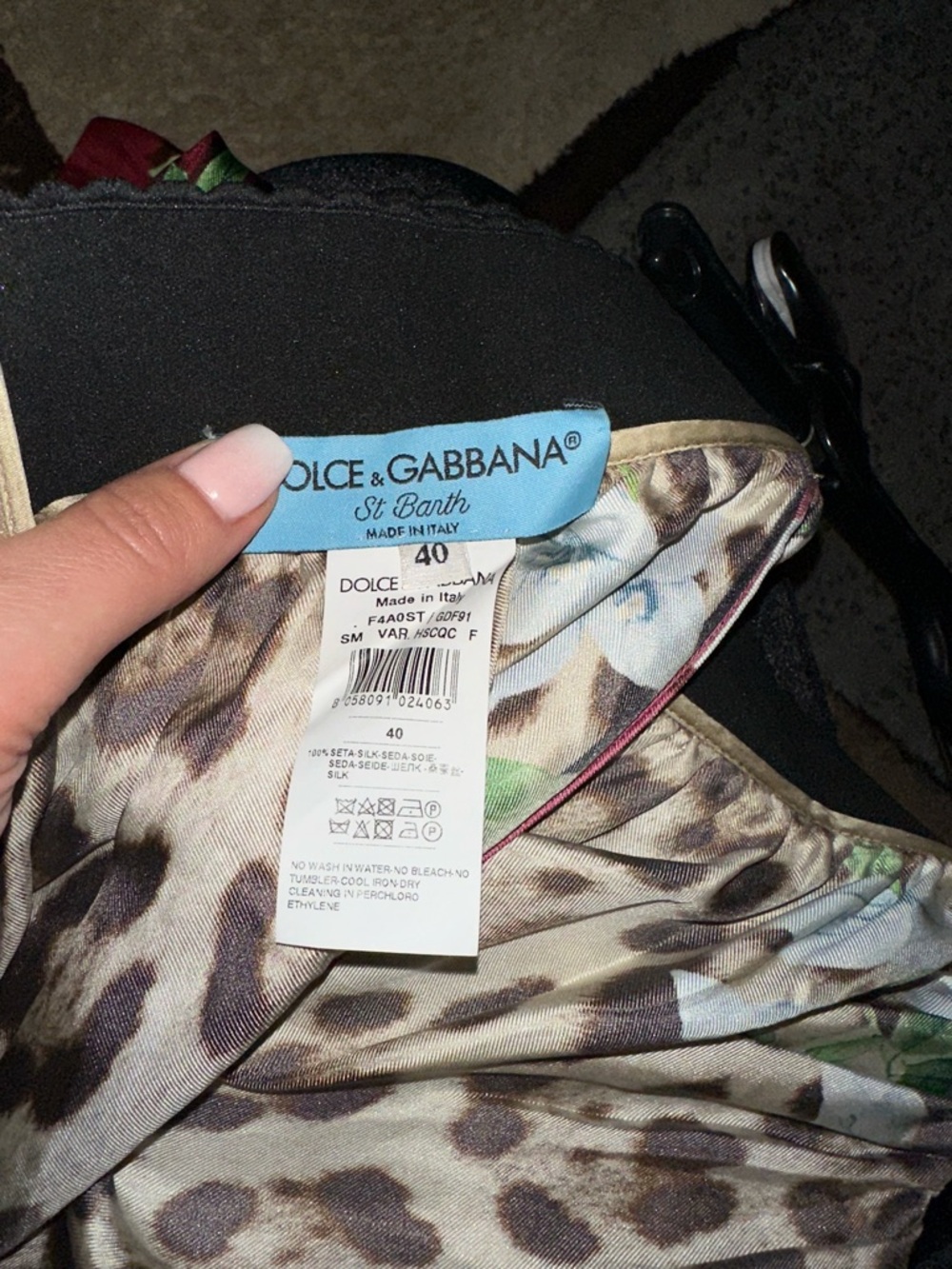 Dolce & Gabbana Leopard Print Silk Skirt limited edition St. Barth size 40 - Picture 5 of 6